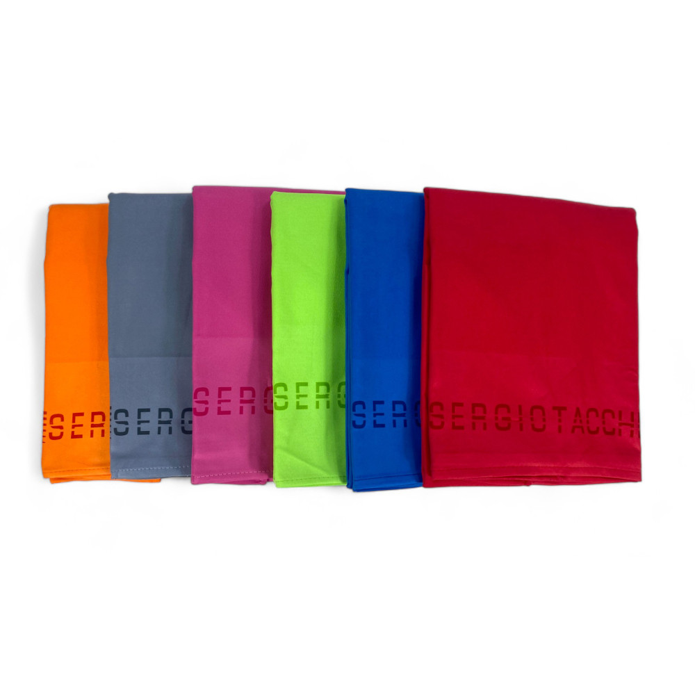 SERVIETTE DE PLAGE en MICROFIBRE très douce de couleur unie GRANDE TAILLE économise de l’espace SERGIO TACCHINI