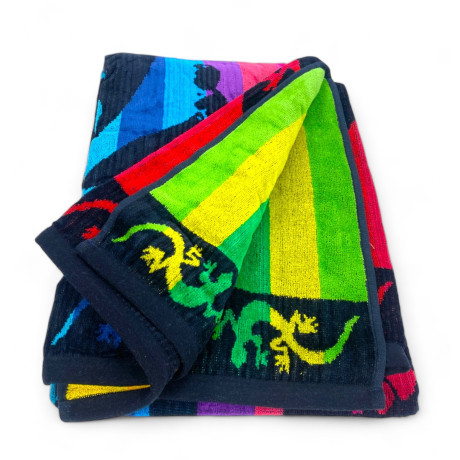 Jeko beach towel and colorful surf