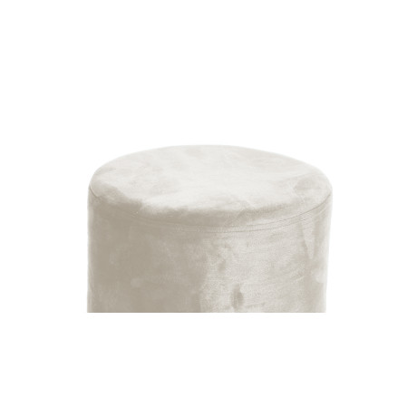 pouf velvet beige