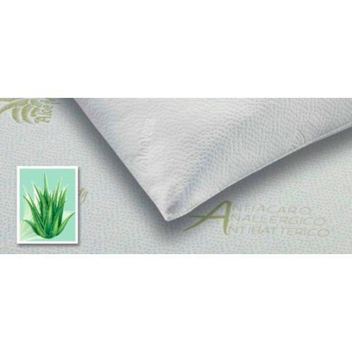 HYPOALLERGENIC ANTI-MITE PILLOWCASE ALOE VERA BIONATURAL