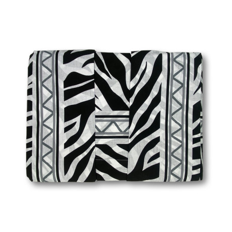 2-square, zebra patterned...