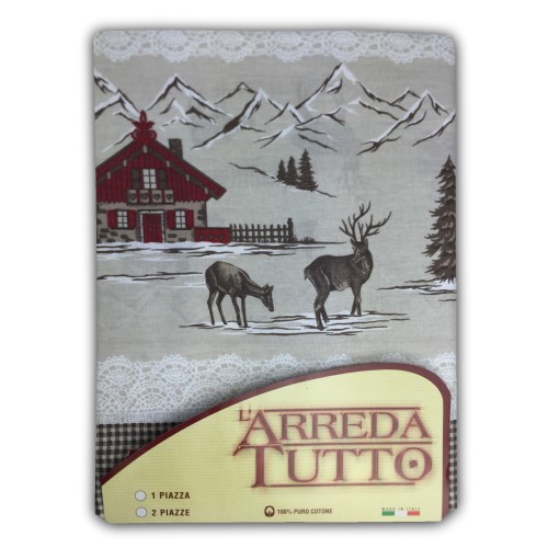 HOUSSE DE SERVIETTE GRAN SCARF Couvre-lit HOUSSE DE CANAPÉ Tyrolienne MONTAGNE ROUGE