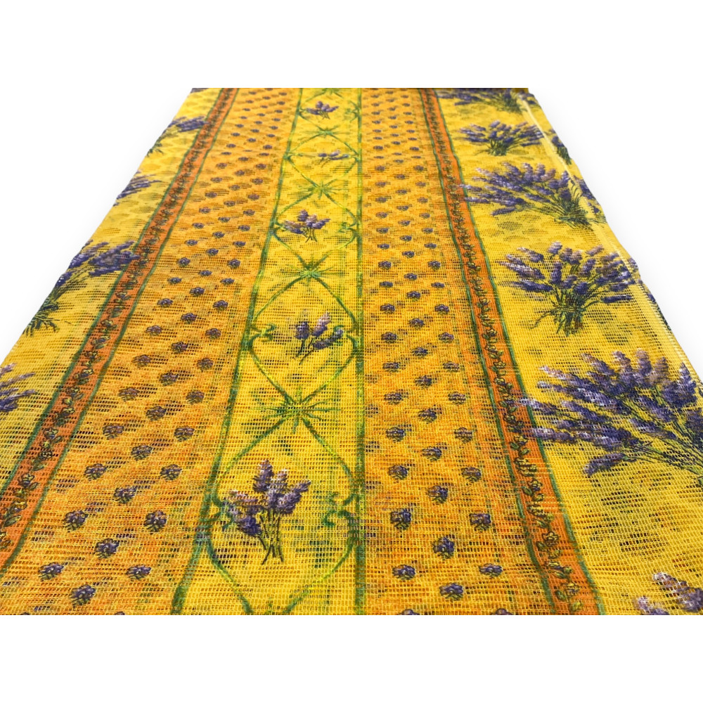 Zanzariera finestra a tenda da esterno Retone, tenda zanzariera porta finestra con anelli da giardino, colore Lavanda Provenzale