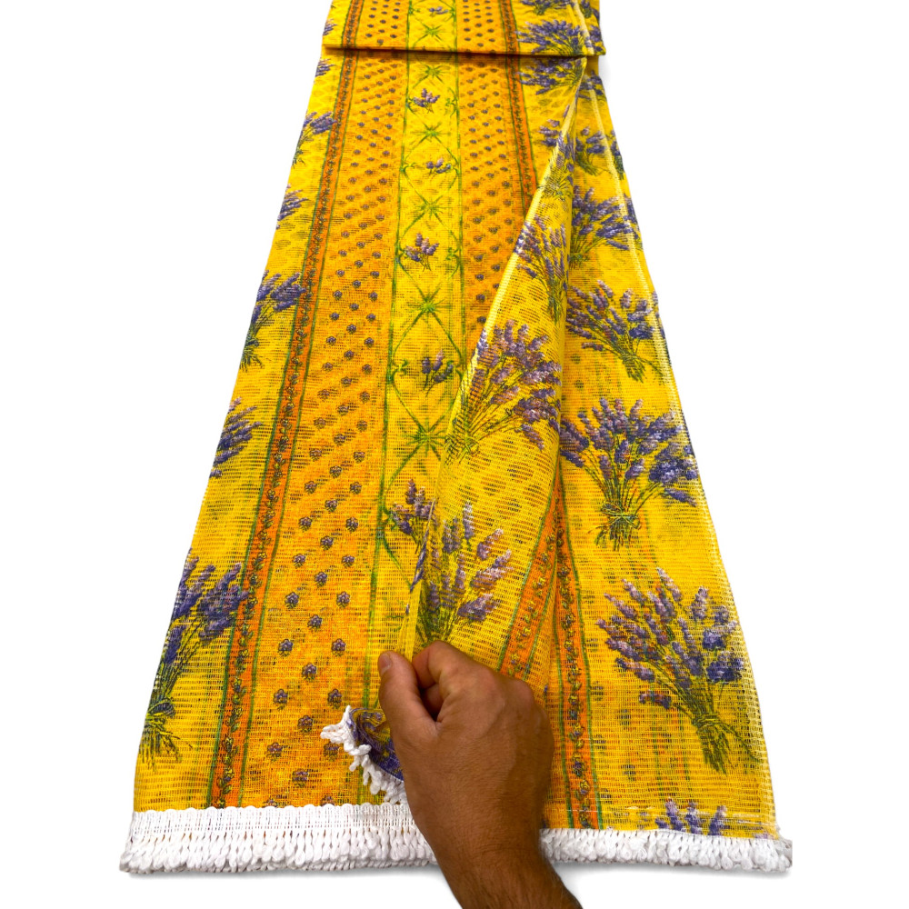 Moustiquaire fenêtre avec rideau extérieur Retone, moustiquaire rideau Français porte avec anneaux de jardin, couleur Lavande Pr