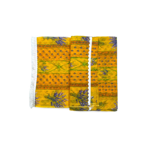 Ventana de mosquitera con cortina de exterior Retone, cortina de mosquitera puerta francesa con anillos de jardín, color Lavanda