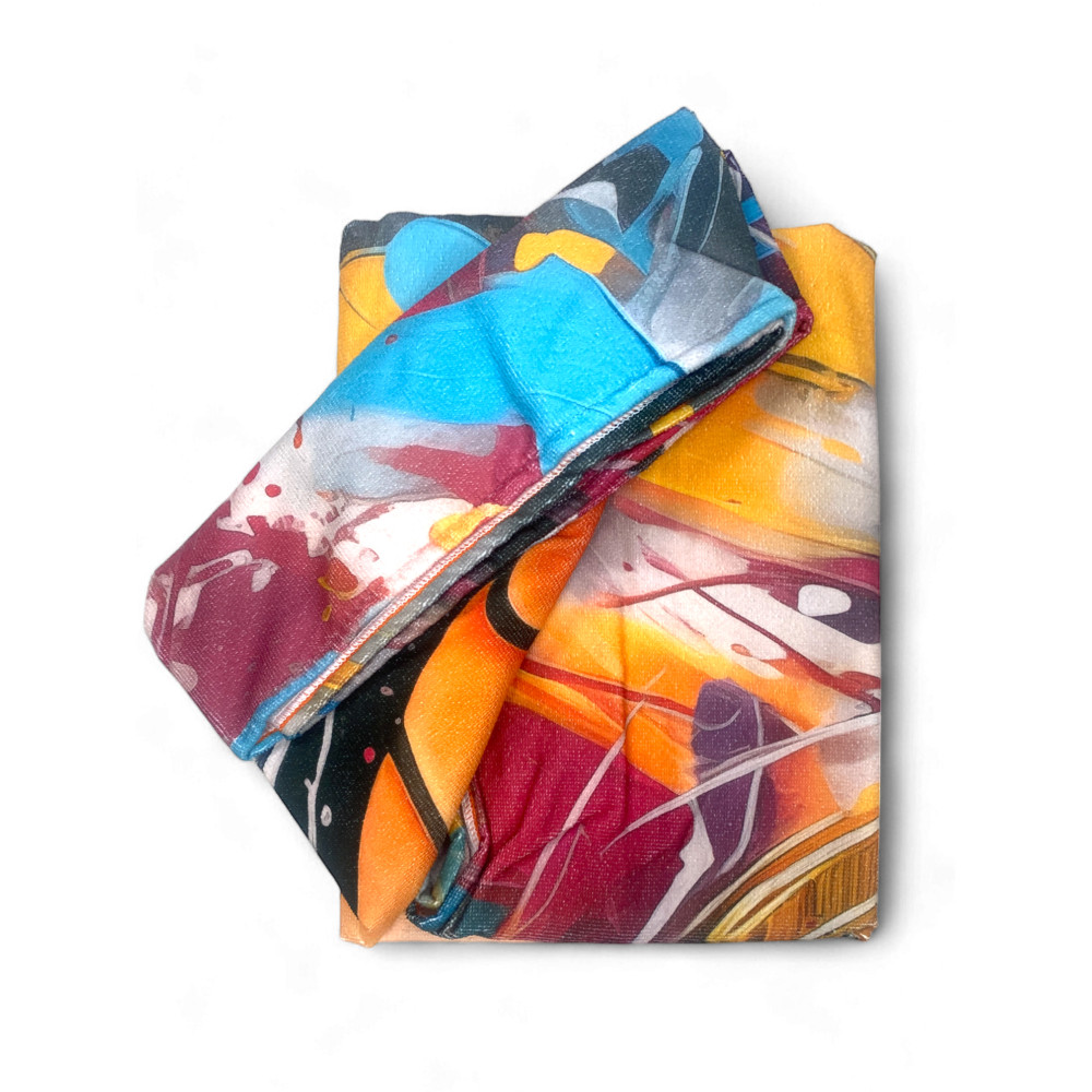 Large Basket Beach Towel, 90x170 cm, Soft Terry Beach Towel, Terry Beach Towel for Men and Women, Ideal for Travel