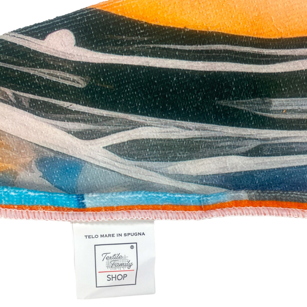 Telo Mare Grande Basket, 90x170 cm, Asciugamano Mare in Spugna Morbida, Telo Mare Spugna per Uomo e Donna, Ideale per Viaggiare