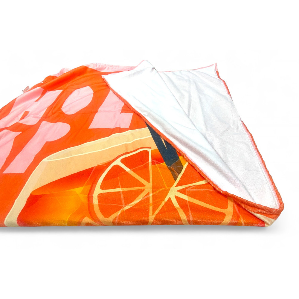 Large Beach Towel Spritz 90x170 cm, Beach Towel in Soft Terry, Original Beach Towel for Men and Women