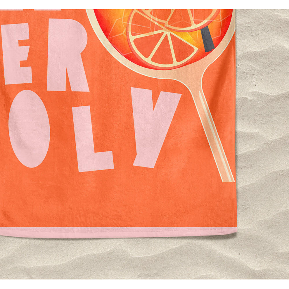 Large Beach Towel Spritz 90x170 cm, Beach Towel in Soft Terry, Original Beach Towel for Men and Women