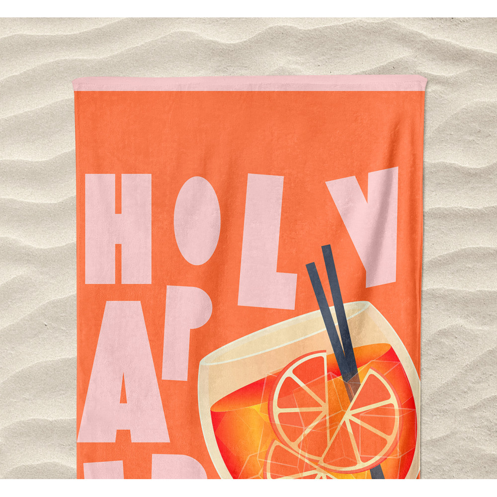 Large Beach Towel Spritz 90x170 cm, Beach Towel in Soft Terry, Original Beach Towel for Men and Women