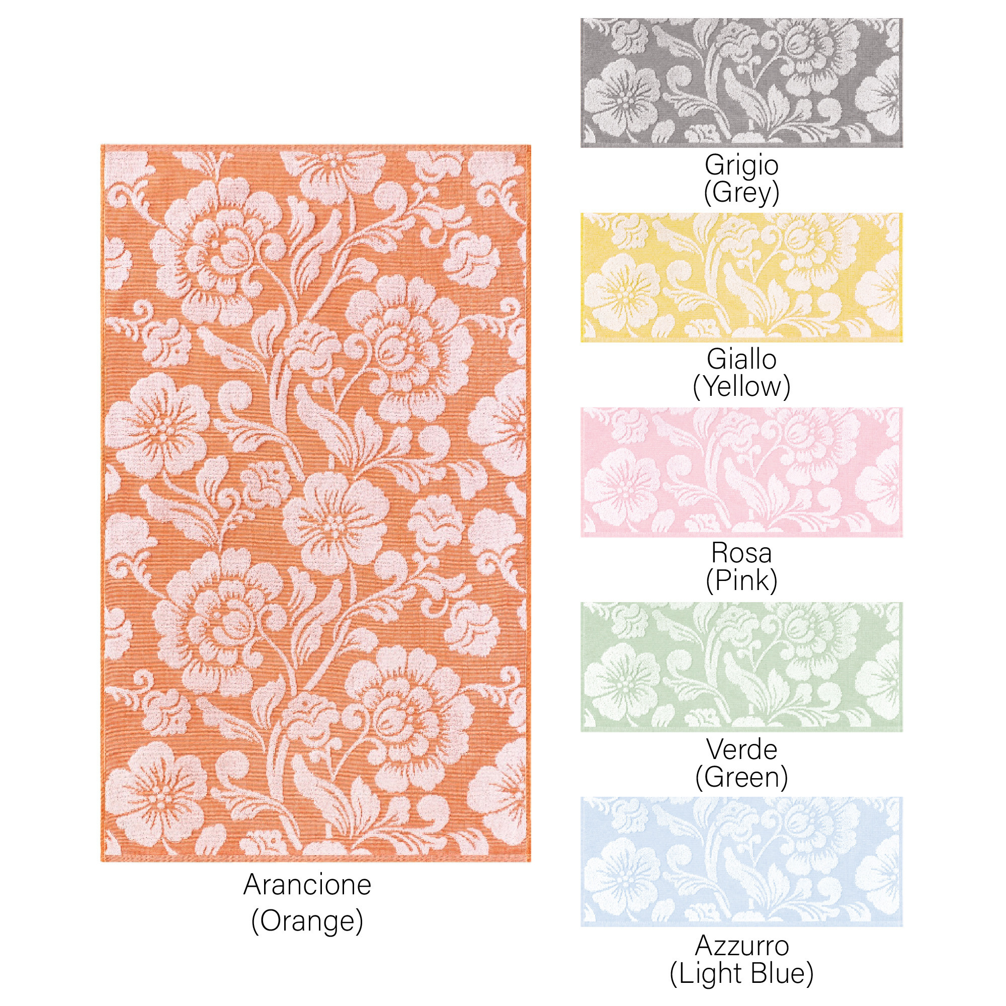 Asciugamano Piccolo Verona 40x60cm - Cotone 100% Made In Italy, Rosa - Foto 14