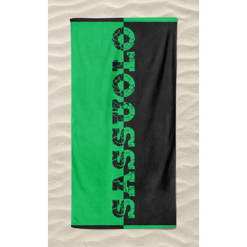 Sassuolo Large Beach Towel 90x170 cm, Terry Beach Towel, Beach Towel for Fans, Pool Towel for Men and Women