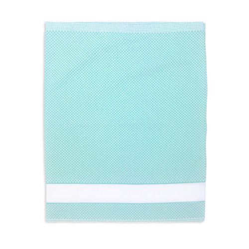 EasyZip Sacca Asilo con Nome - Tela Aida da Ricamare - Sacca in Puro Cotone, disponibile in 9 Colori, Resistente e Made in Italy