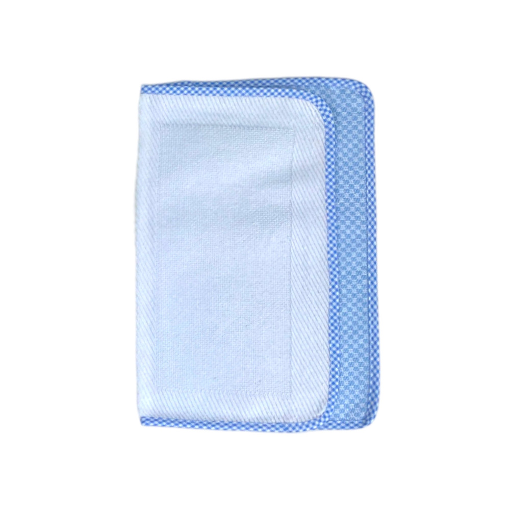 Bustina Custodino in Tinto Filo, Porta Bavaglino Asilo, 29x19 cm, Set Asilo Personalizzato con Nome, Set Asilo da Ricamare