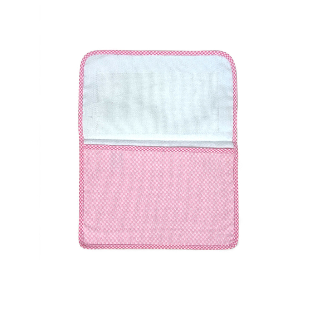 Pochette teint en fil, porte-bavoir de jardin d’enfants, 29x19 cm, ensemble de jardin d’enfants personnalisé avec nom, ensemble
