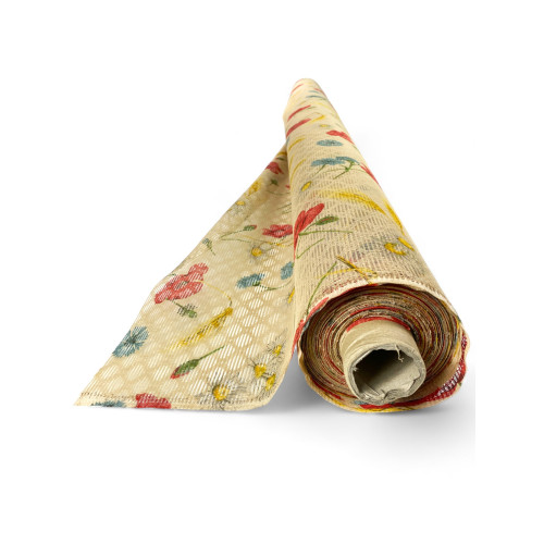 Mohnblume Fancy Meter Moskitonetz, Rautennetz, 150 cm Höhe, Made in Italy, einfache Installation, Anti-Insekten