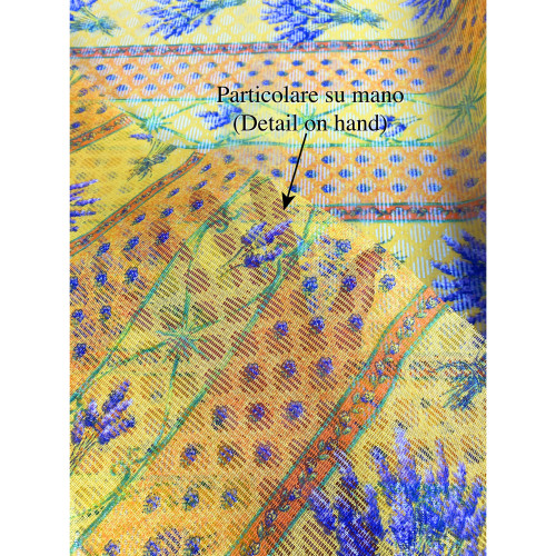 Provençal Lavender Meter Mosquito Net, Rhombus Net, 150 cm Height, Insect Protection, Easy Installation, Made in Italy