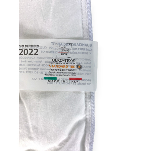 Guanciale DuoSupport con Doppia Imbottitura, Cuscino Letto Morbido e Duro, Innovativo Cuscino BiComfort in Poliestere e Cotone