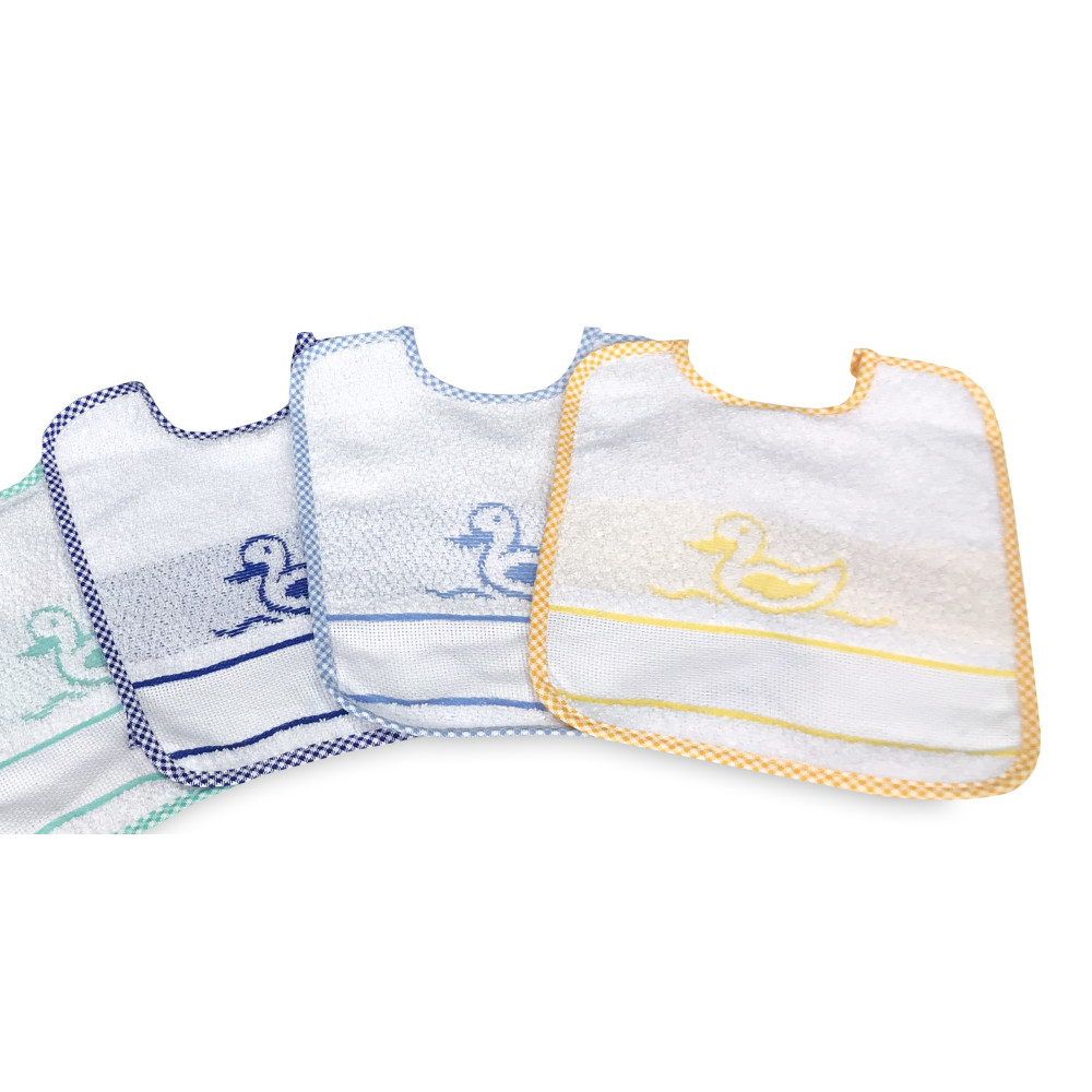 SET BAVOIRS BÉBÉ garçon PAVOT © cm. 20 x 24 gag avec de la dentelle et de la toile AÏDA