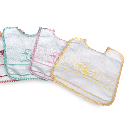 SET DE BABERO PARA NIÑA AMAPOLA FEMENINA © cm. Pinza 20x24 con cordones y lona AIDA