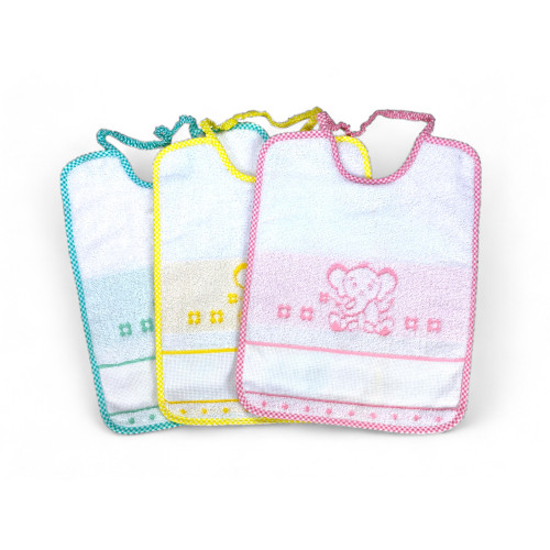 LÄTZCHEN-SET FÜR MÄDCHEN FRAUEN MOHN © cm. 24x30 Knebel mit Gummizug und AIDA Canvas