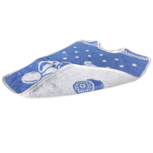 SET BAVAGLINI BAVETTE bambini e bambine mini JACK © cm. 26x34 bavaglio con elastico in puro cotone