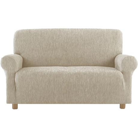 NEW YORK FASHION HAZELNUT MELANGE SOFA COVER made in italy stretch