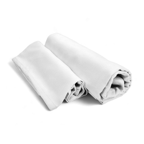 1+1 Juego de toallas de microfibra para rostro e invitado, ultra absorbente, ligero, de secado rápido para casa, gimnasio y viaj