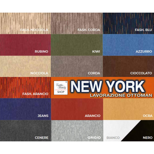 Copridivano New York Fashion Nocciola Melange Elasticizzato, Antigraffio, Divani con Braccioli, Telo Universale, Made in Italy