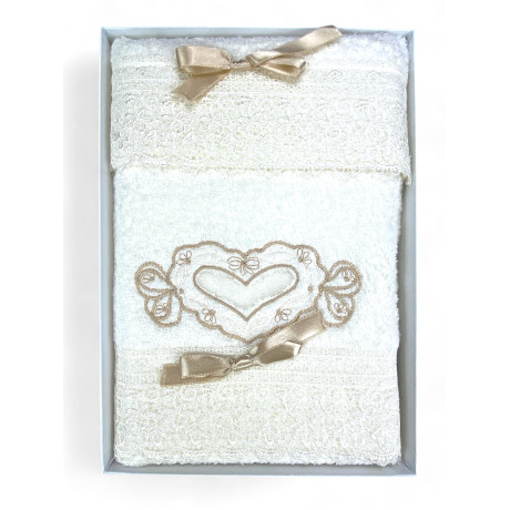 Towel Set 1+1 Cream Vanity,...