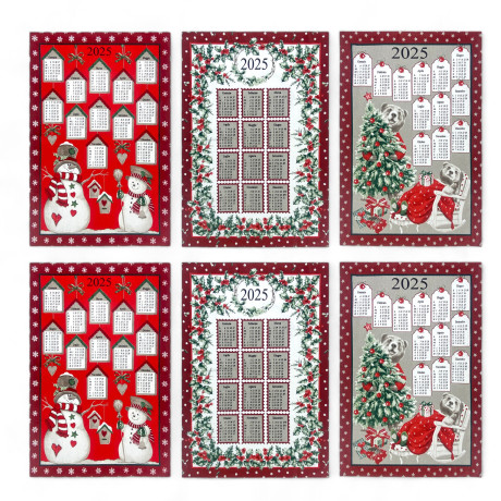 Paños de cocina navideños...