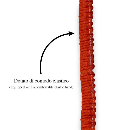 Bâillon pour adultes et seniors avec bande élastique MARIO | Set de 6 pièces en nid d’abeille en coton, absorbant, 47x63 cm | Fa