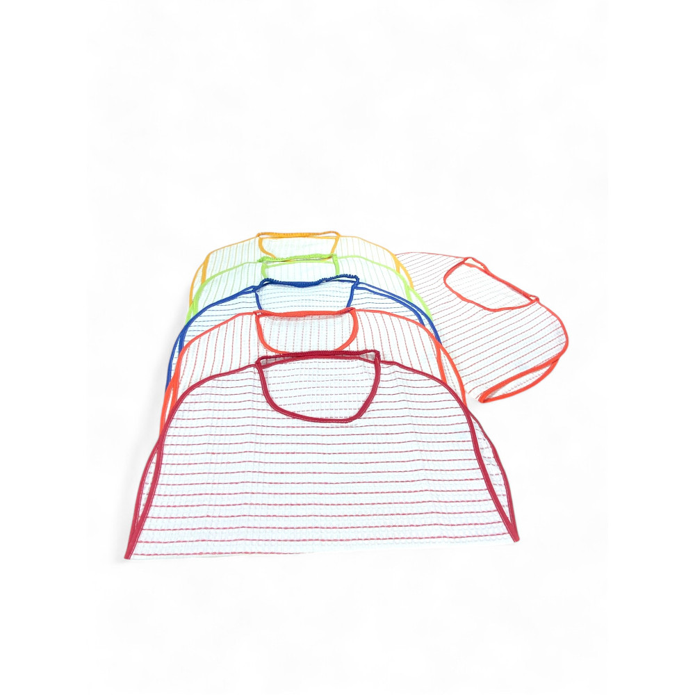 Knebel für Erwachsene und Senioren mit MARIO Gummiband| 6-teiliges Waben-Set aus Baumwolle, saugfähig, 47x63 cm | Hergestellt in