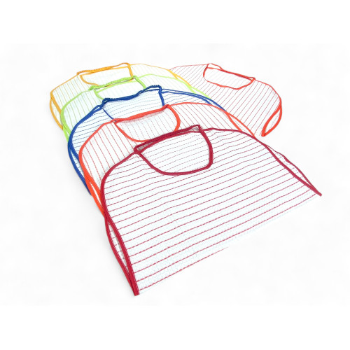 Bâillon pour adultes et seniors avec bande élastique MARIO | Set de 6 pièces en nid d’abeille en coton, absorbant, 47x63 cm | Fa