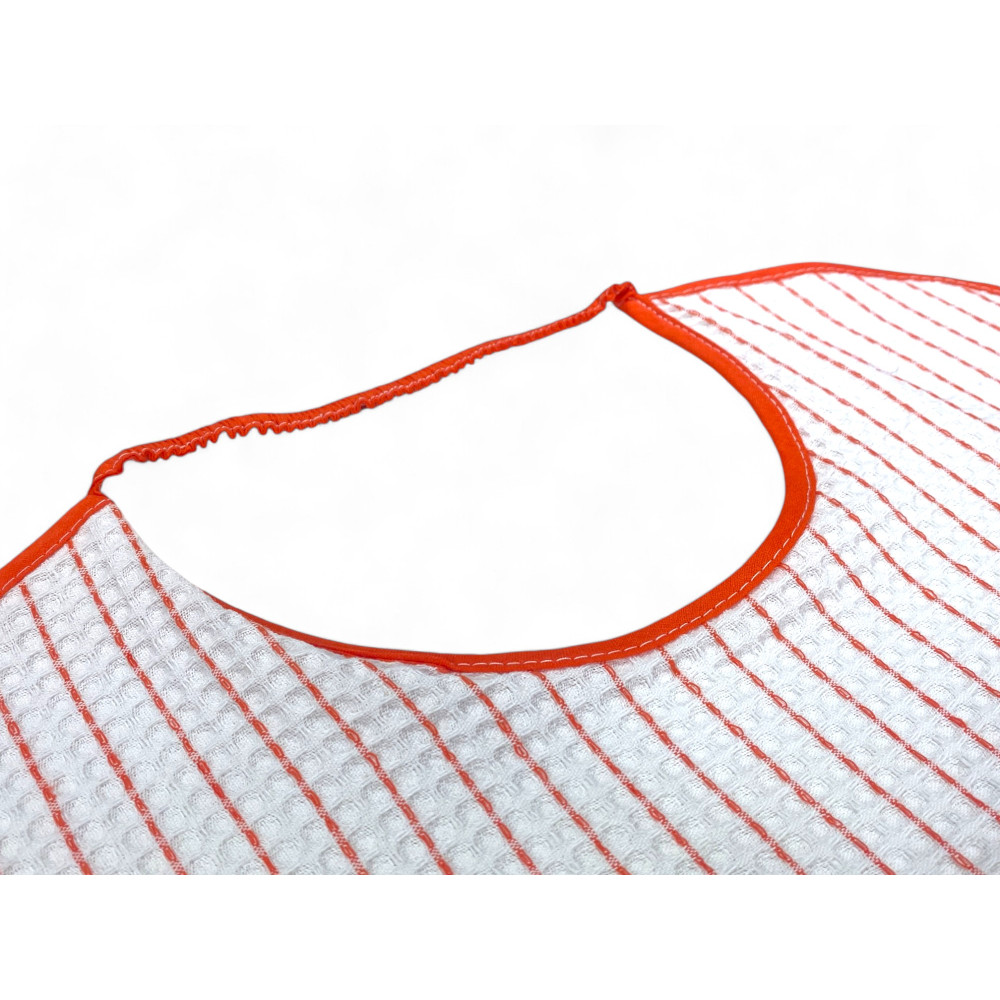 Gag for Adults and Seniors with MARIO Elastic Band| 6-Piece Cotton Honeycomb Set, Absorbent, 47x63 cm | Made in Italy