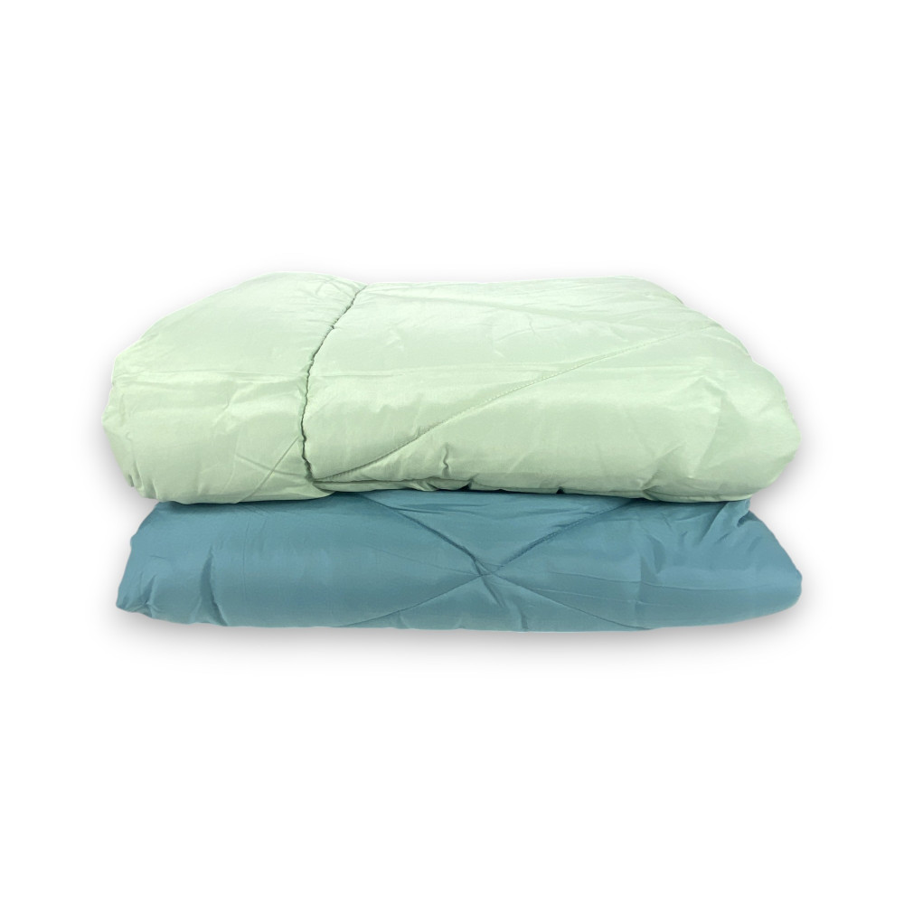 Caldo couette double face vert 300 gr/m² - Couette d’hiver chaude et douce 250x250 cm