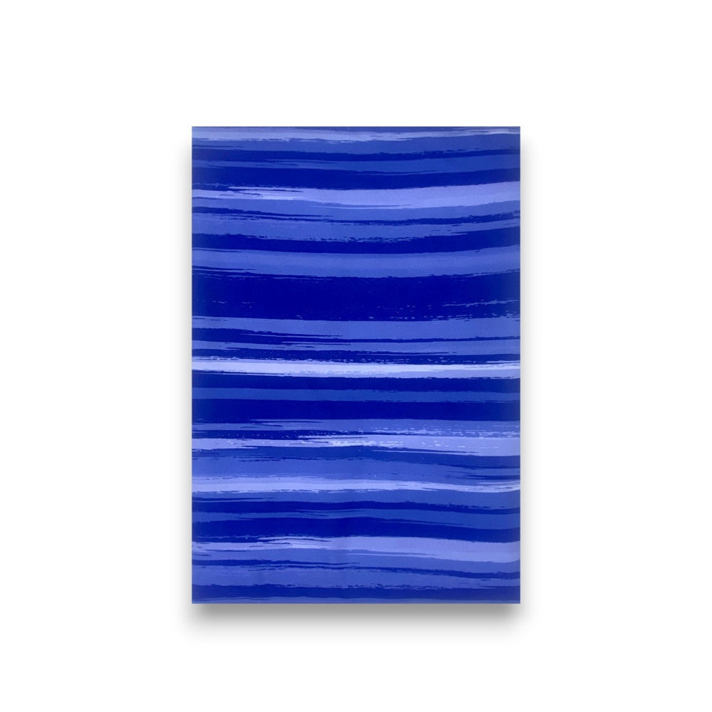 Bettbezug Blue Stripe aus weicher Mikrofaser | Angelhand | Maschinenwaschbar | Hergestellt in Italien