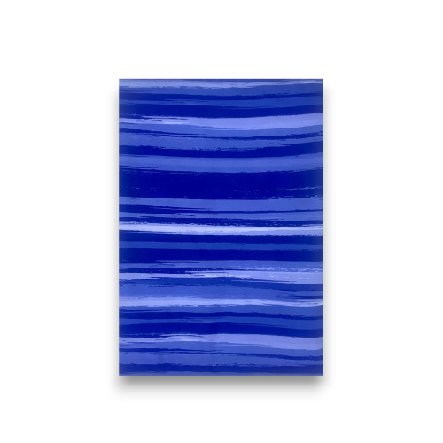 Housse de couette Blue Stripe en microfibre douce | Main de pêche | Lavable à la machine | Fabriqué en Italie