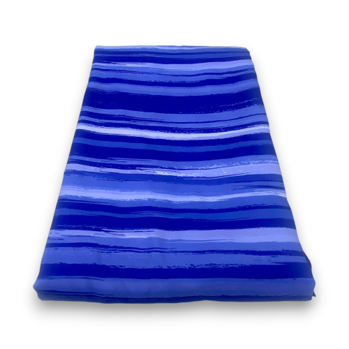 Housse de couette Blue Stripe en microfibre douce | Main de pêche | Lavable à la machine | Fabriqué en Italie