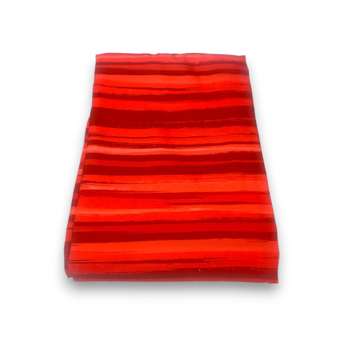 Housse de couette Red Stripe en microfibre douce | Main de pêche | Lavable à la machine | Fabriqué en Italie