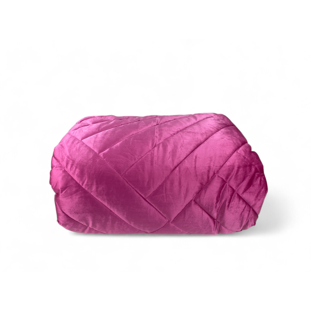 Double couette d’hiver chaude et douce effet plume « Intreccio », en velours de luxe, rembourrage 280g, 260x260 cm