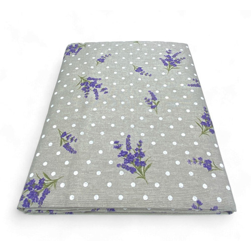 Tapicería de algodón lavanda provenzal - Mono de tela Dory, Funda de sofá, Colcha, Made in Italy, resistente al lavado