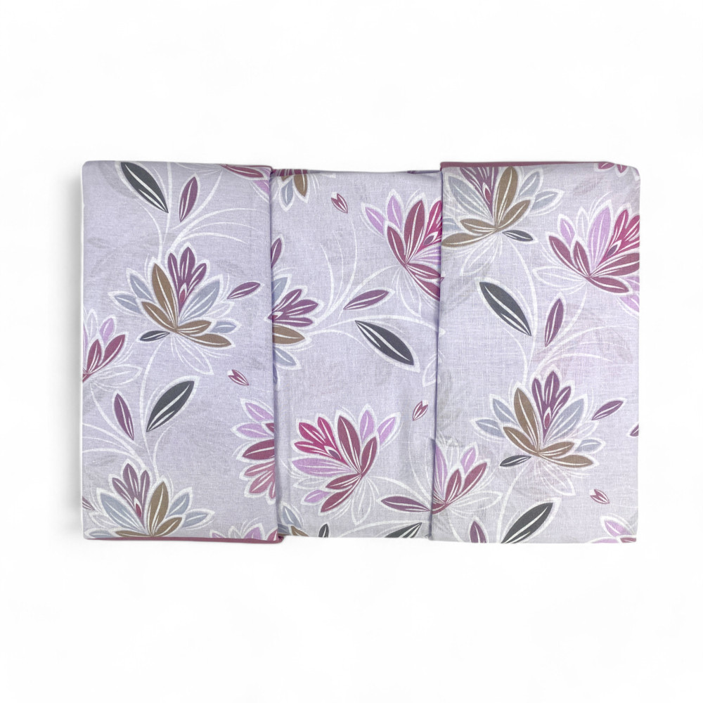 Completo Letto Matrimoniale Puro Cotone MAXI - Design Moderno "Elly" Colore Rosa