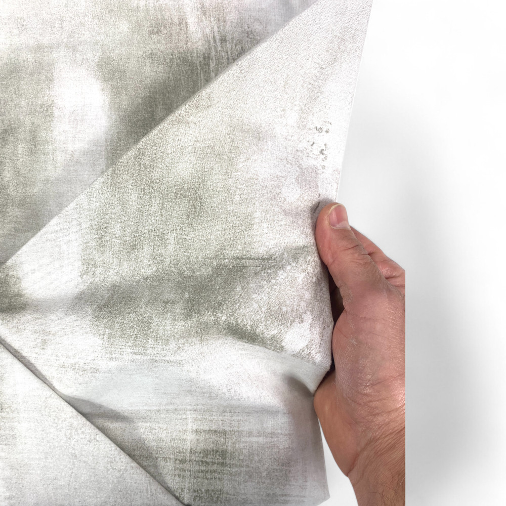 Beige Sleep Time Bettbezug aus Baumwolle, Made in Italy, abstraktes Design, rutschfeste Klappe, maschinenwaschbar