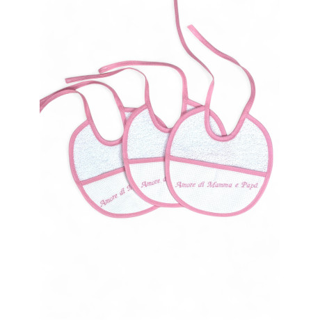 Set de 3 Baberos Bordados...
