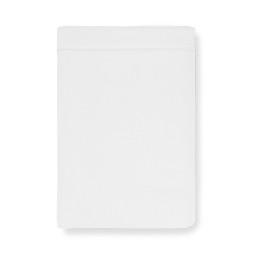 Lenzuolo Sopra in Flanella Senza Angoli Colore Bianco - Puro Cotone Morbido | Made in Italy | Per Materassi Maxi e Fuori Misura