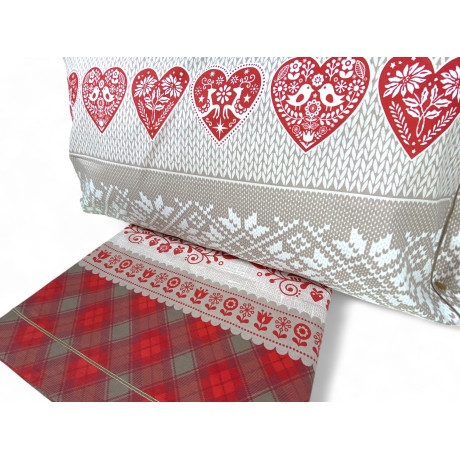 Housse de couette double en...