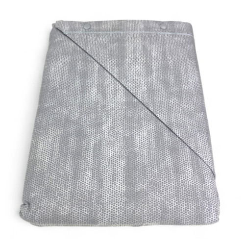 Doppelbettbezug aus Flanell 250x200 cm "Sleeping Time" - Junge Grau | Elegant, warm und Made in Italy