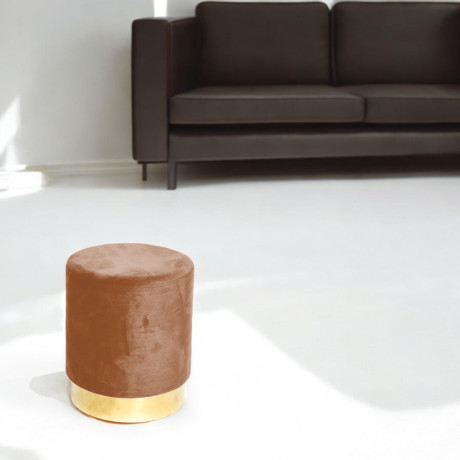 Pouf pouf en velours...