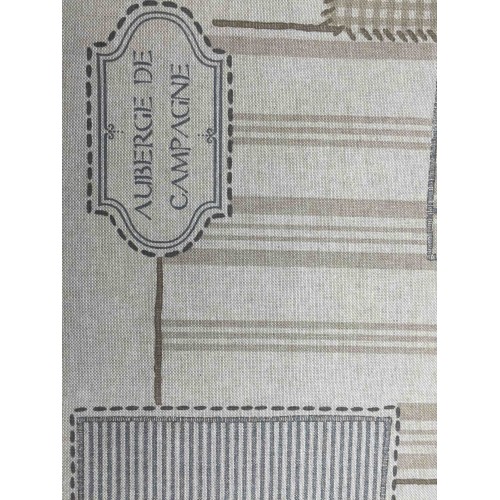 FUNDA DE DECORACIÓN PARA TODO GRAN SCARF COLCHA FUNDA DE SOFÁ TELA BRASSERIE BEIGE